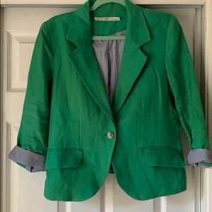 Green linen Gibson blazer